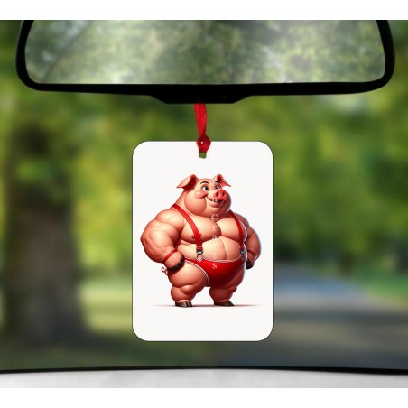 Hanging Air Freshener - Pig (3)