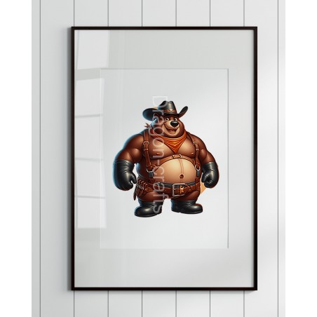 Print of design (option to be framed) - Cowboy(2)