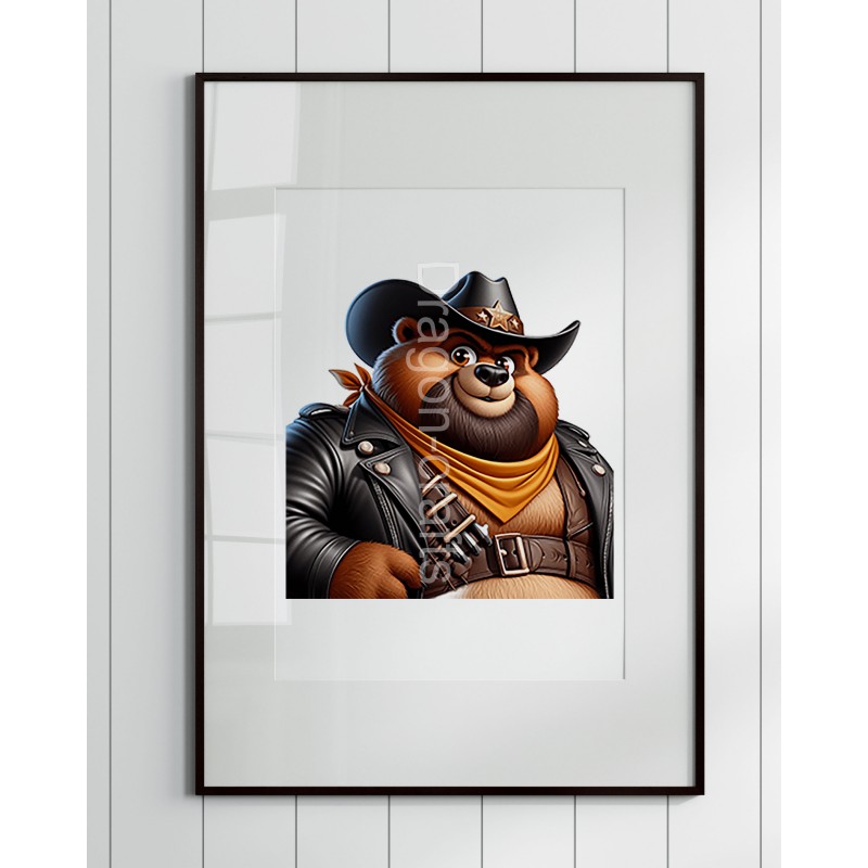 Print of design (option to be framed) - Cowboy(3)