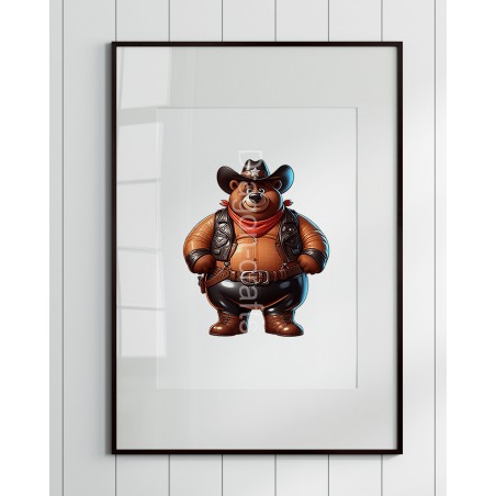 Print of design (option to be framed) - Cowboy(12)