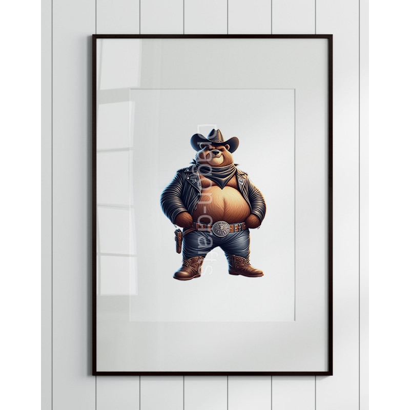 Print of design (option to be framed) - Cowboy(17)