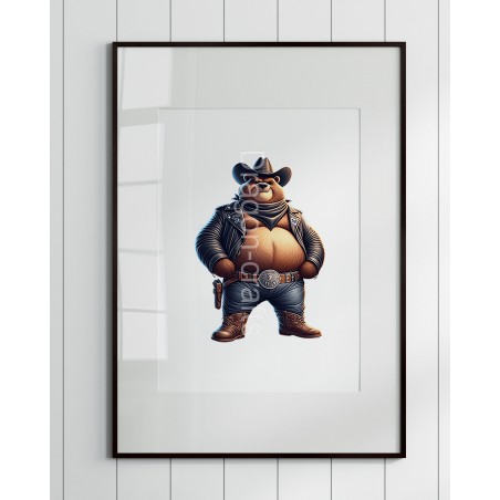 Print of design (option to be framed) - Cowboy(17)
