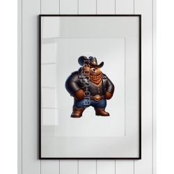 Print of design (option to be framed) - Cowboy(19)