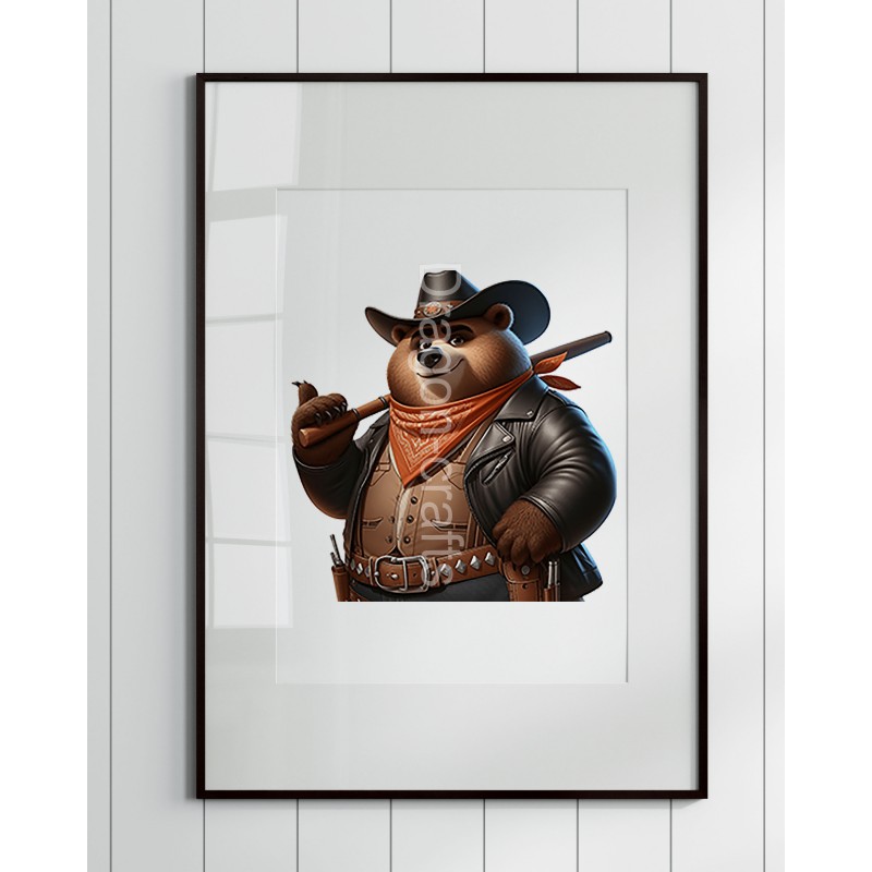 Print of design (option to be framed) - Cowboy(20)