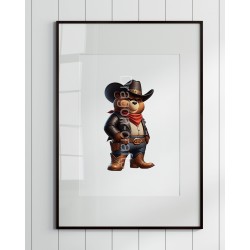 Print of design (option to be framed) - Cowboy(23)