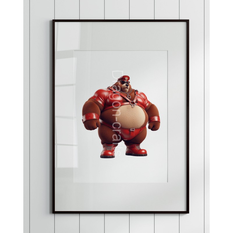 Print of design (option to be framed) - Leather (11)