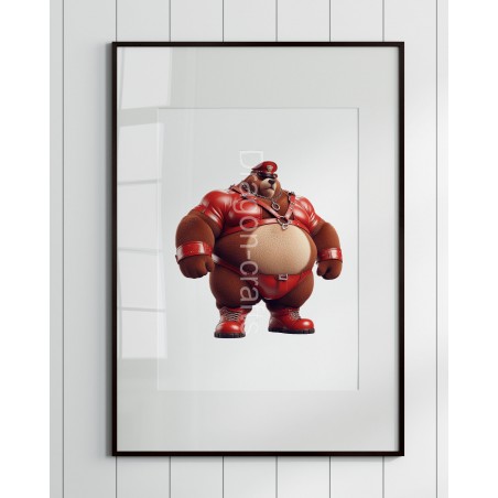 Print of design (option to be framed) - Leather (11)