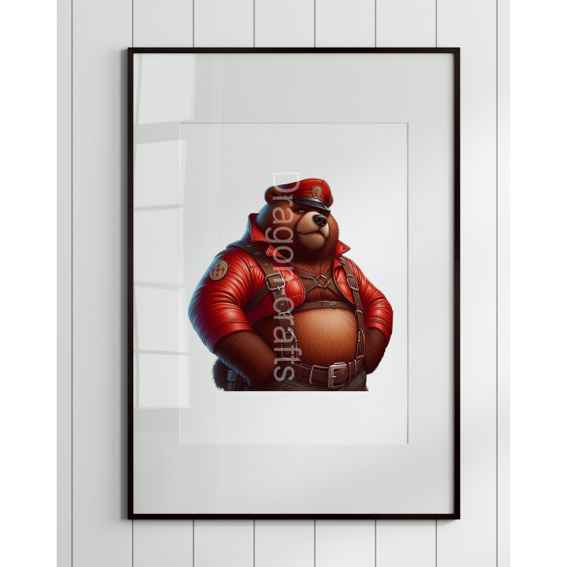 Print of design (option to be framed) - Leather (45)