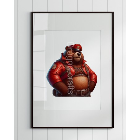 Print of design (option to be framed) - Leather (45)