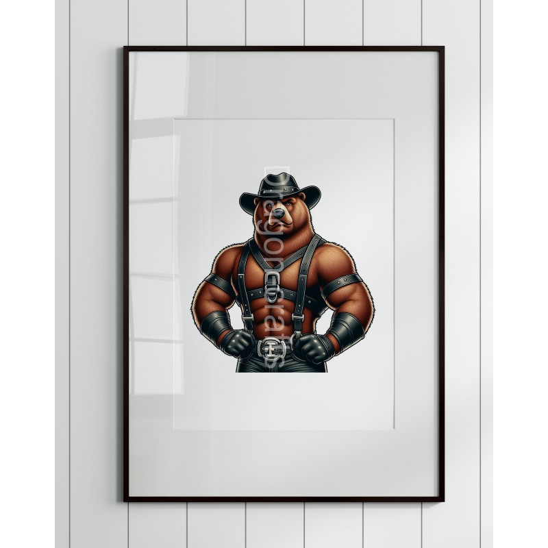 Print of design (option to be framed) - Leather (83)