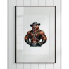 Print of design (option to be framed) - Leather (83)