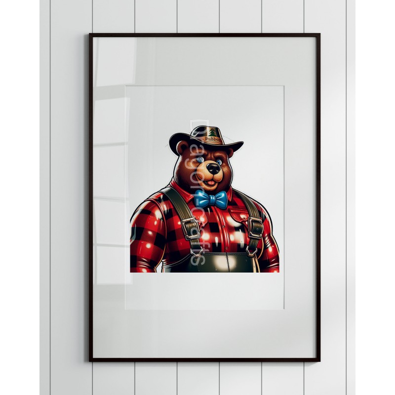 Print of design (option to be framed) - Lumberjack(2)