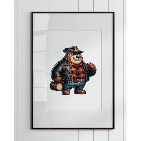 Print of design (option to be framed) - Lumberjack(6)