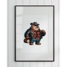 Print of design (option to be framed) - Lumberjack(6)
