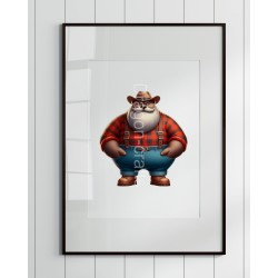Print of design (option to be framed) - Lumberjack(9)