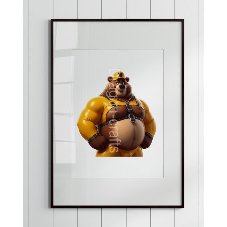 Print of design (option to be framed) - Rubber(10)