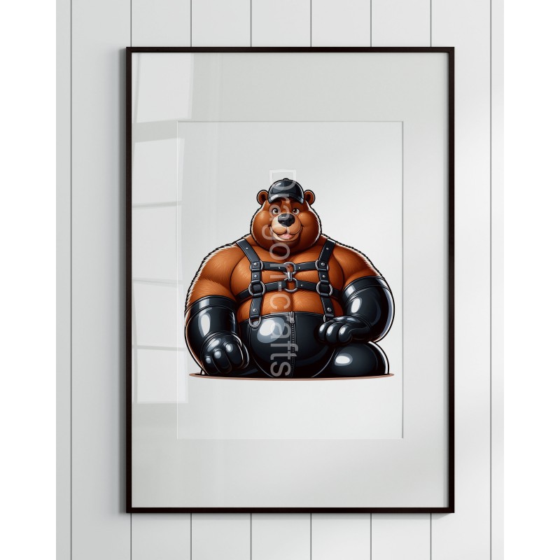 Print of design (option to be framed) - Rubber(20)
