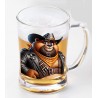 Glass Tankard - Cowboy(3)