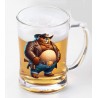 Glass Tankard - Cowboy(6)