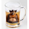Glass Tankard - Cowboy(11)