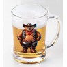 Glass Tankard - Cowboy(12)
