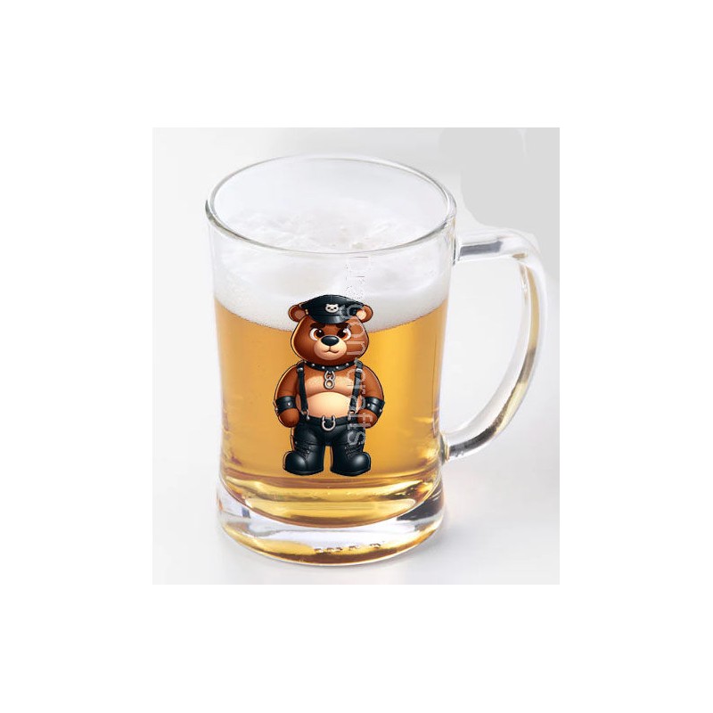 Glass Tankard - Leather (15)