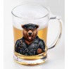 Glass Tankard - Leather (20)