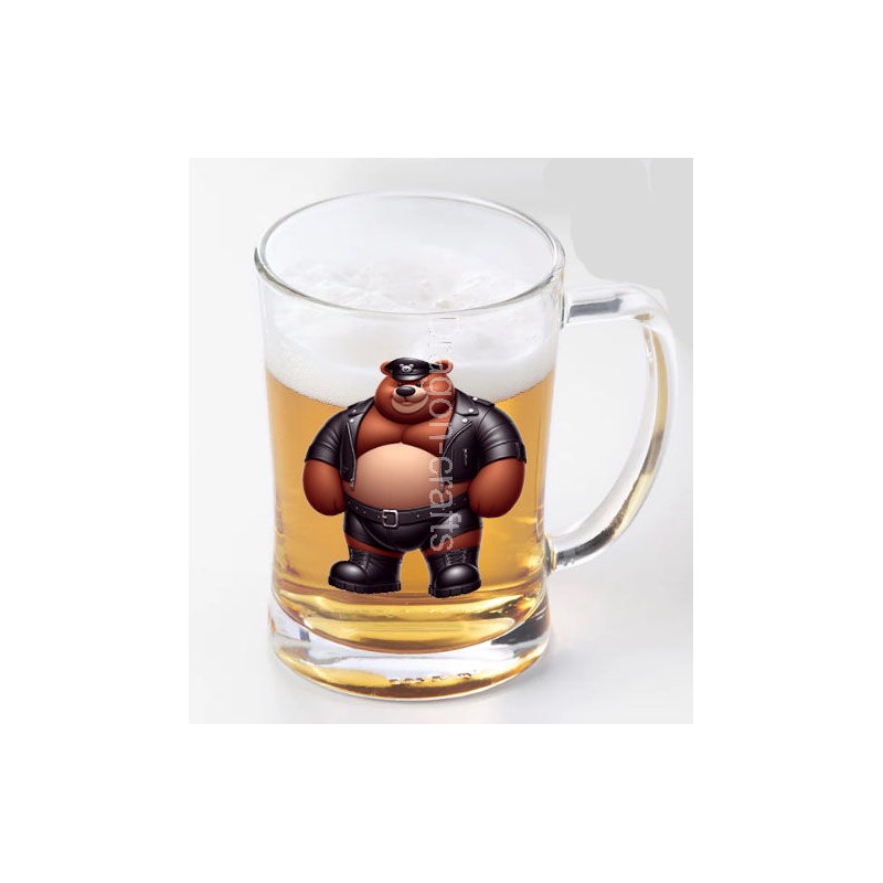 Glass Tankard - Leather (22)