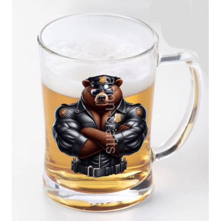 Glass Tankard - Leather (33)