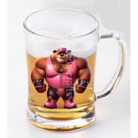 Glass Tankard - Leather (53)