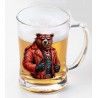 Glass Tankard - Leather (61)