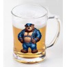 Glass Tankard - Leather (67)