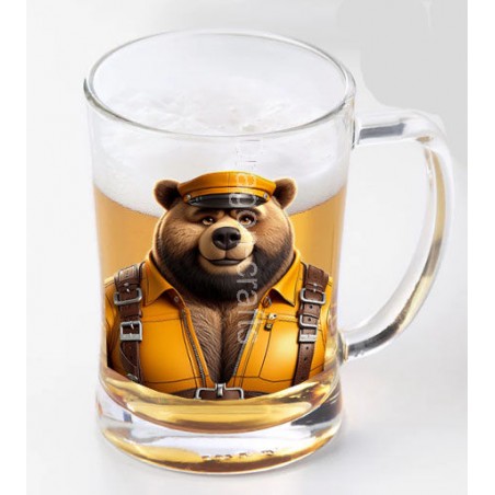 Glass Tankard - Leather (71)
