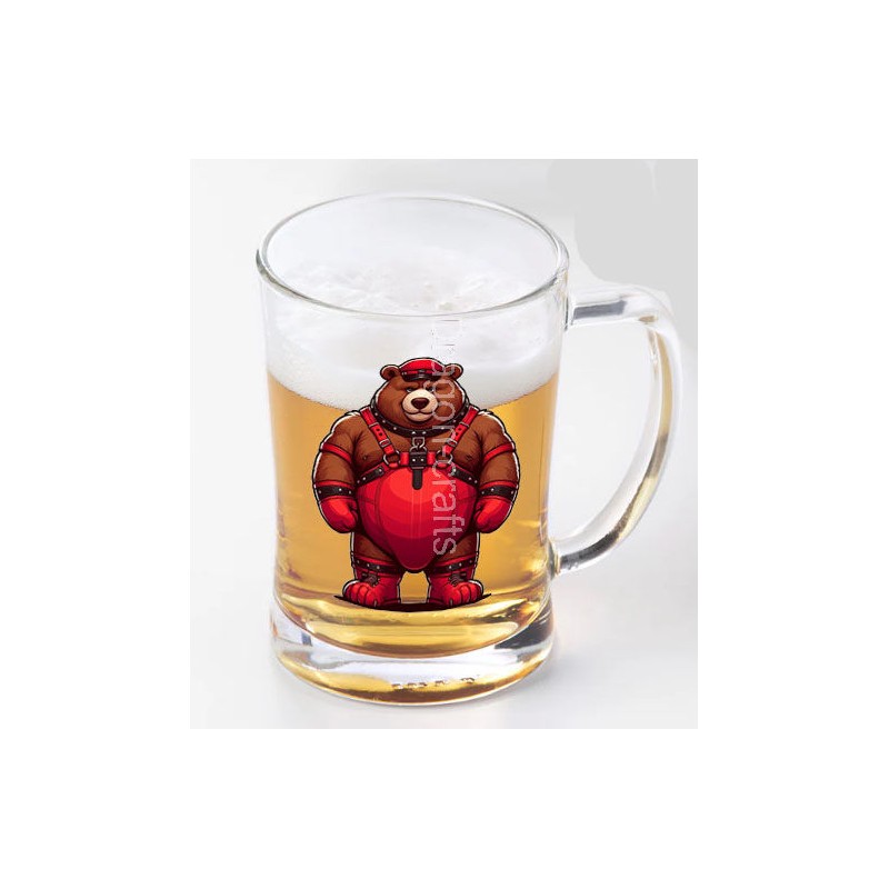 Glass Tankard - Leather (72)