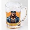 Glass Tankard - Leather (75)