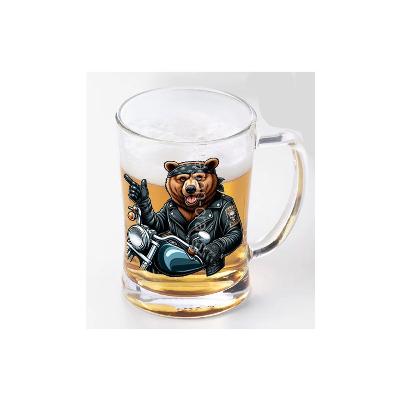 Glass Tankard - Leather (78)