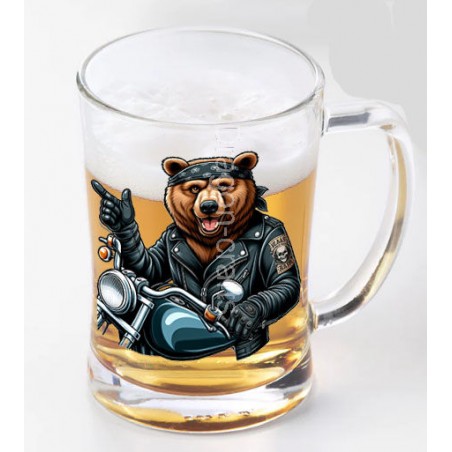 Glass Tankard - Leather (78)