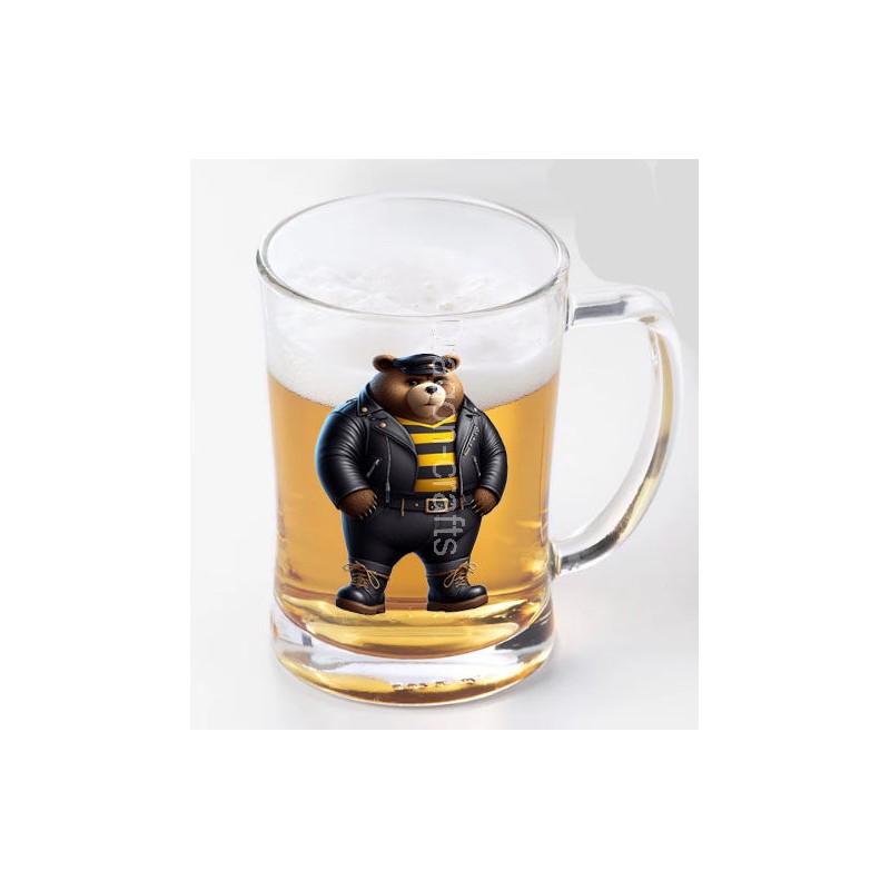 Glass Tankard - Leather (89)