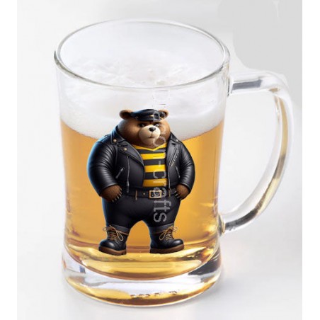 Glass Tankard - Leather (89)