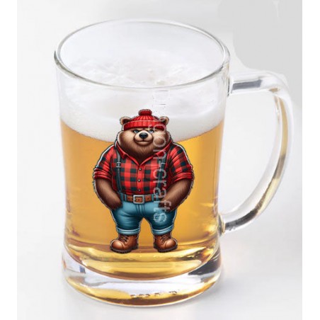 Glass Tankard - Lumberjack(4)