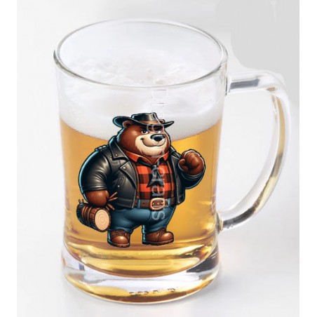 Glass Tankard - Lumberjack(6)