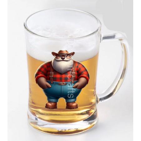 Glass Tankard - Lumberjack(9)