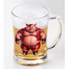 Glass Tankard - Pig(8)