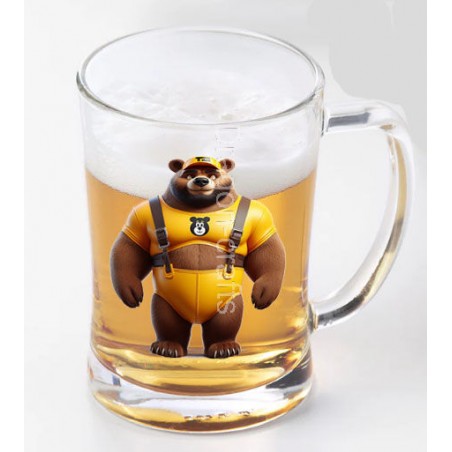 Glass Tankard - Rubber(2)