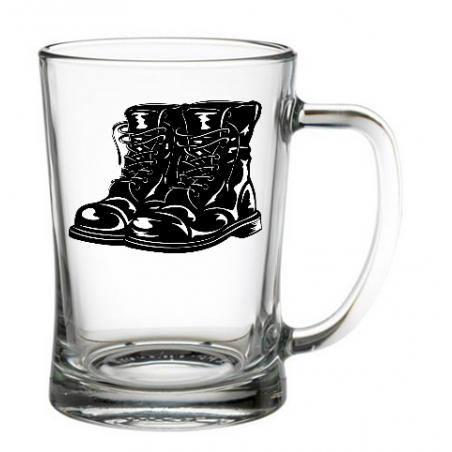 Glass Beer Tankard boot 2