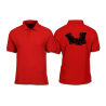 Polo Shirt - Back Print - Army