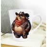 Short Latte Mug - Cowboy(1)