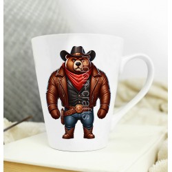 Short Latte Mug - Cowboy(4)