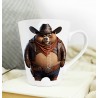 Short Latte Mug - Cowboy(5)