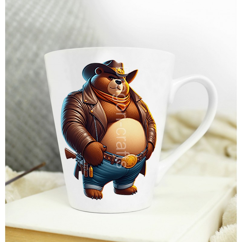 Short Latte Mug - Cowboy(6) Short Latte Mug - Cowboy(6)